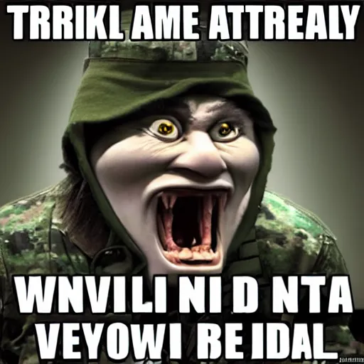 Image similar to trollface army