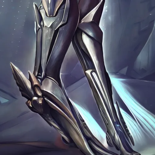 Prompt: very close up foot shot, detailed foot shot, hyperdetailed elegant beautiful stunning hot anthropomorphic mecha female giantess dragon showing detailed sharp dragon feet close to camera, step on camera, sharp claws, sharp silver armor, elegant legs, feet art, warframe destiny fanart, giantess art, dragon paws, furaffinity, deviantart, octane, ekasportal