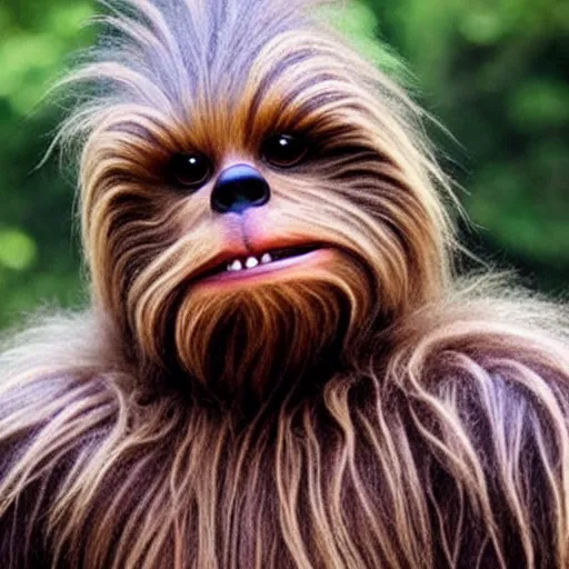 Image similar to a hairless wookie