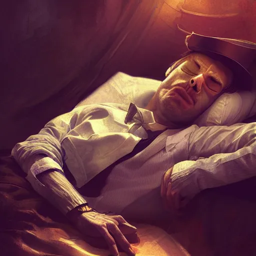 Image similar to an award winning commission of a doctor sleeping in a circus,digital art,detailed face,hyperdetailed,character design by charles bowater,greg rutkowski,artstation,deviantart,photorealistic