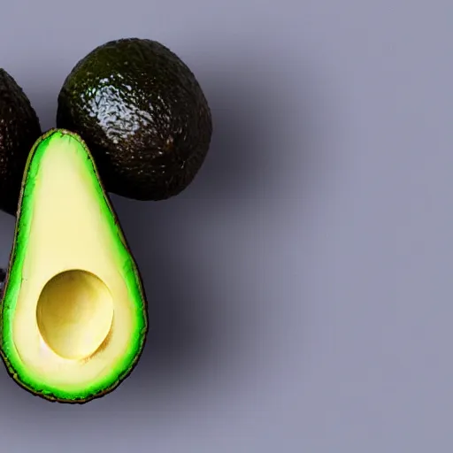 Prompt: cube avocado