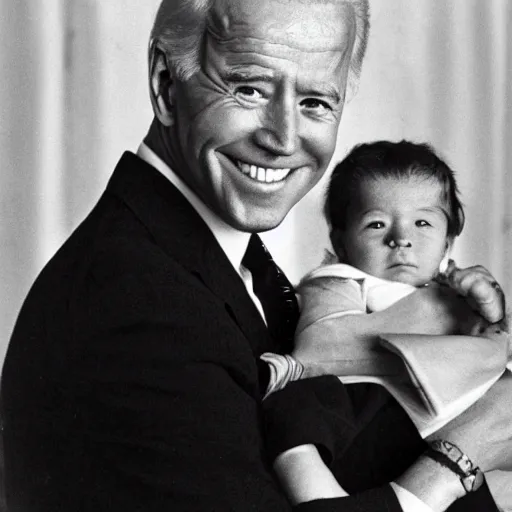 Prompt: Joe Biden as a baby