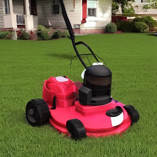 Image similar to ice cream lawnmower