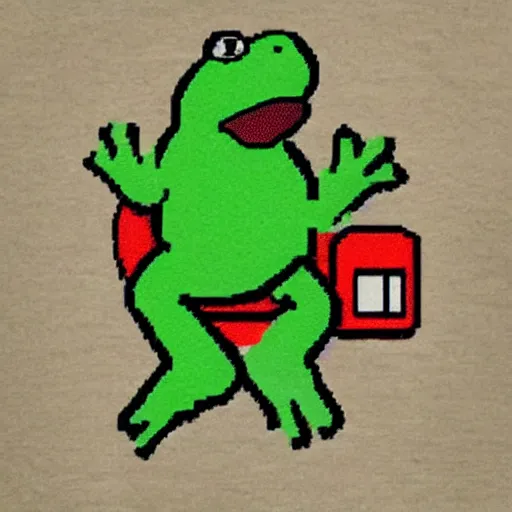 Image similar to frog mario