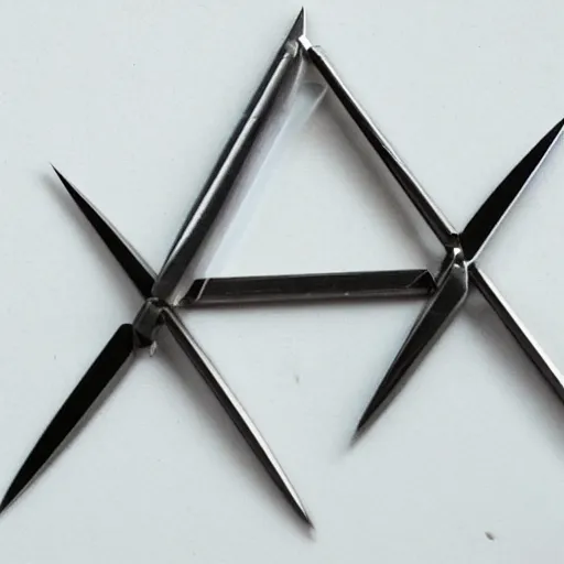 Image similar to scissor geometry crystal