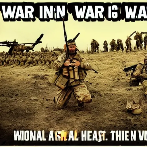 Image similar to war is hell