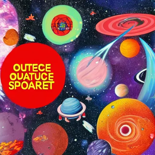Image similar to outerspace, flowers, fun, comic relief, diversion