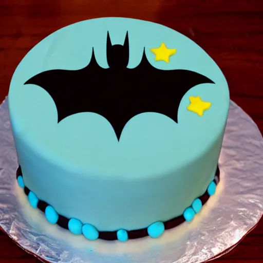 Image similar to bat birthday cake,