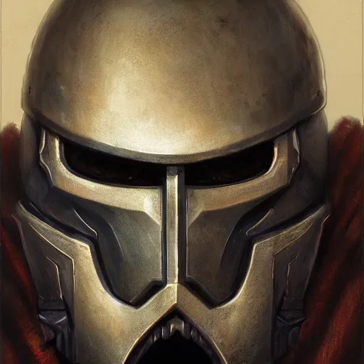 Image similar to the doomslayer as a realistic fantasy d & d knight, closeup portrait art by donato giancola and greg rutkowski, realistic face, digital art, trending on artstation, symmetry