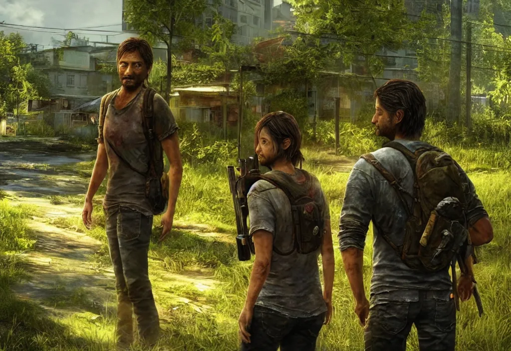 Prompt: the last of us chamath palihapitiya, chamath palihapitiya in the video game in the last of us, gameplay screenshot, close up, 3 d rendering. unreal engine. amazing likeness. very detailed.