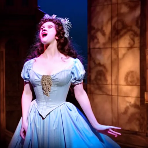 Image similar to christine daae singing all i ask of you