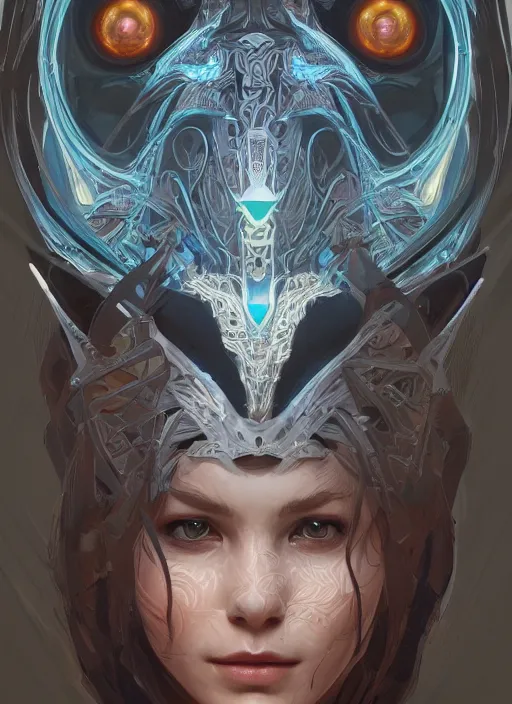 Prompt: symmetry!! portrait of cat alien in the style of horizon zero dawn, machine face, intricate, elegant, highly detailed, digital painting, artstation, concept art, smooth, sharp focus, illustration, art by artgerm and greg rutkowski and alphonse mucha, 8 k