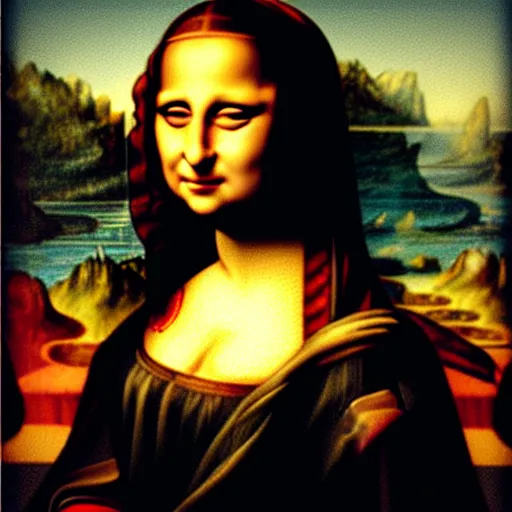 Image similar to lady gaga as mona lisa,