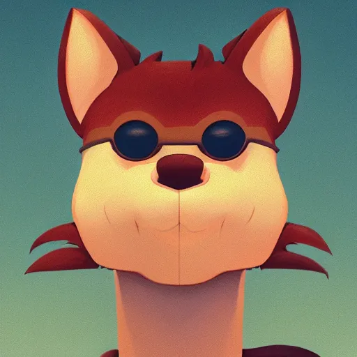 Image similar to face icon stylized minimalist catdog, loftis, cory behance hd by jesper ejsing, by rhads, makoto shinkai and lois van baarle, ilya kuvshinov, rossdraws global illumination