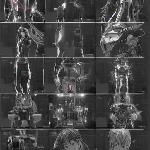 Image similar to origin doors, in the style of hiroya oku and chris cunningham, inspired by evangelion, photorealistic, epic, super technical, anime