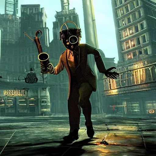 Image similar to the city of rapture bioshock