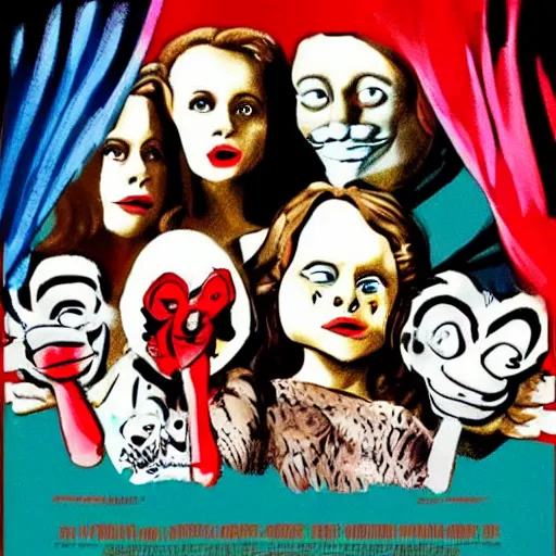 Image similar to the movie poster for silence of the lambs in the style of Dr. Seuss