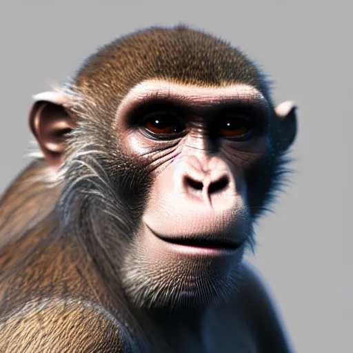 Prompt: photo of a monkey, photorealistic, 5 0 mm, great lighting, artstation