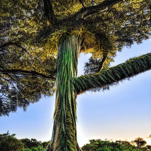 Image similar to national geographic photo of exeggutor, pokemon in the wild, intricate, portrait, 8 k highly professionally detailed, hdr, award winning