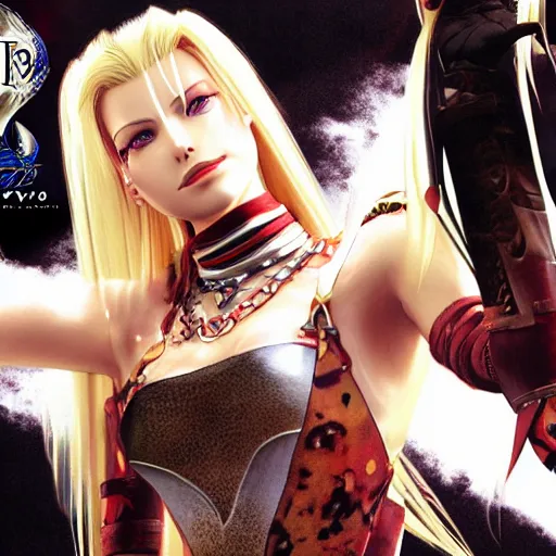 Prompt: Quistis Trepe from Final Fantasy VIII, promotional image