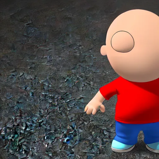 Prompt: 3d render of stewie griffin