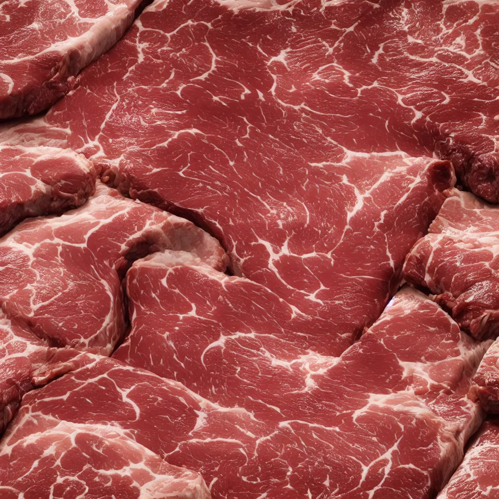 Organics Meat Seamless Generated Texture Stock Illustration