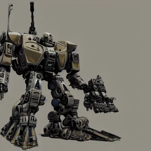 Prompt: Photo of battle Mech of the United States Military. 3000