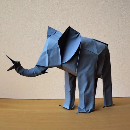 Image similar to elephant origami