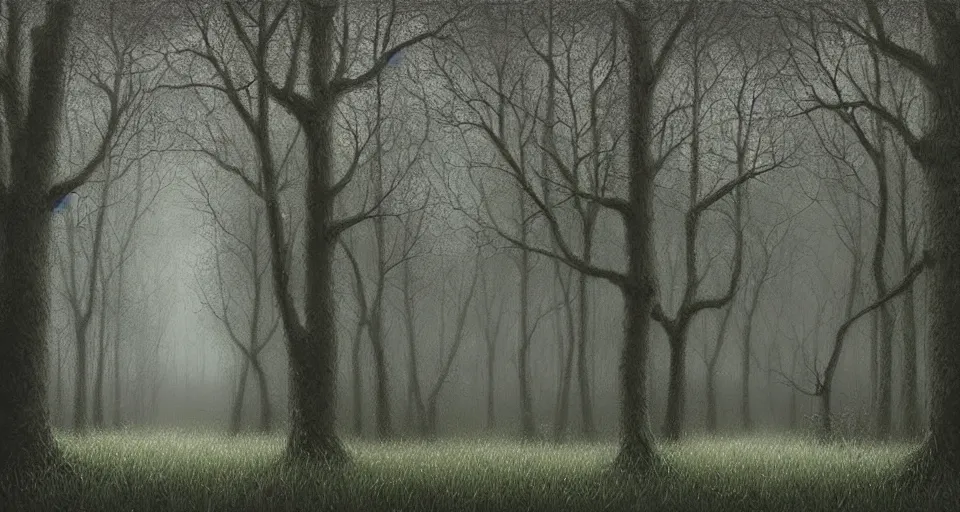 Image similar to Enchanted and magic forest, by lee madgwick