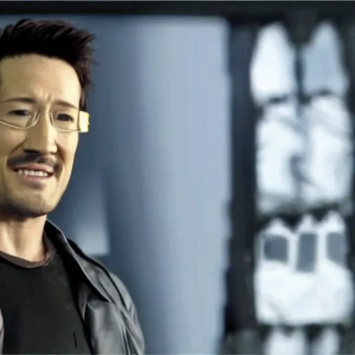 Image similar to A still of Markiplier in The Matrix