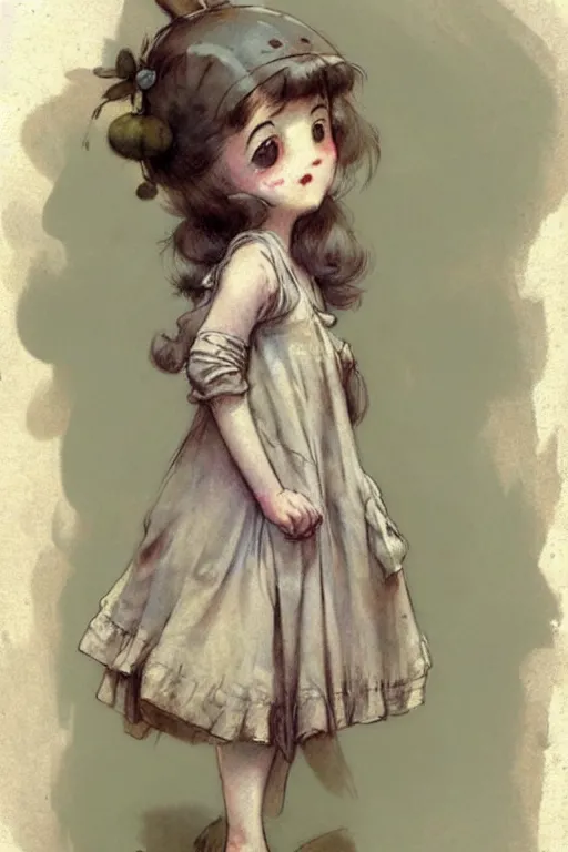 Prompt: (((((1950s girl next door. muted colors.))))) by Jean-Baptiste Monge !!!!!!!!!!!!!!!!!!!!!!!!!!!