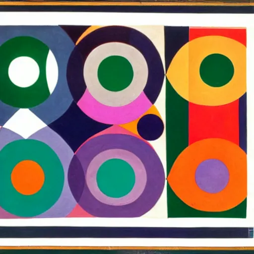 Image similar to the collective unconscious of humanity, by sonia delaunay