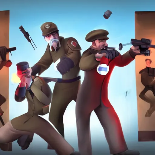 Prompt: team fortress 2, need medic!!!!!!!!!!