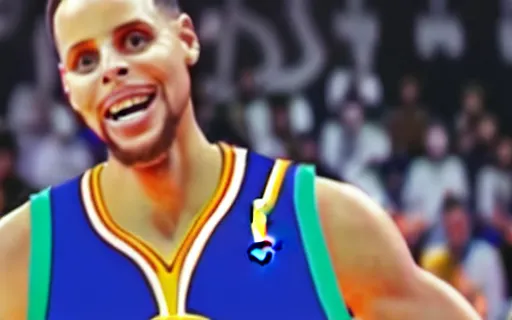 Image similar to a still of steph curry in space jam: a new legacy (2021)