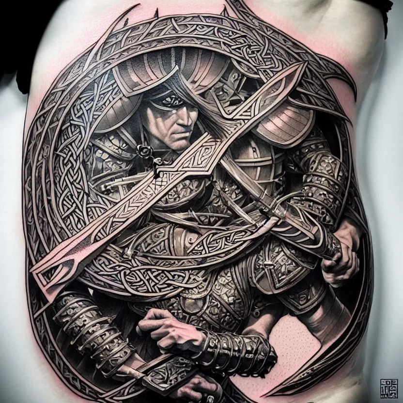 Valkyrie Viking Tattoos: Embracing the Power of Warrior Women - Viking Style
