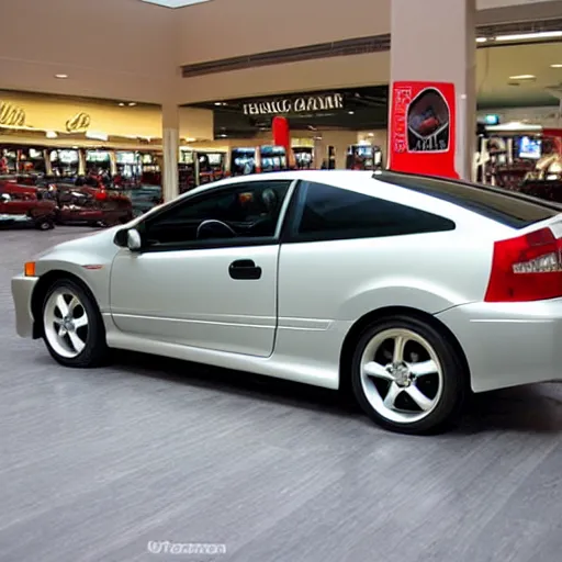 Image similar to 2 0 0 4 honda civic si, in a mall