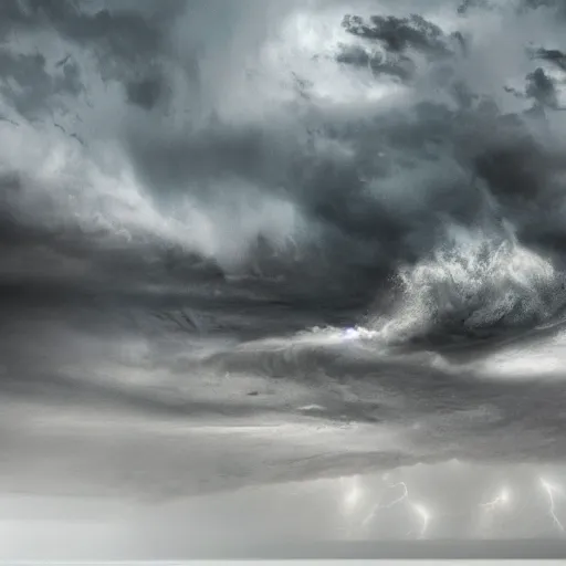 Prompt: there is a storm heading our way all your cities will sink into the ocean, realistic, hdr, hdd, 8 k