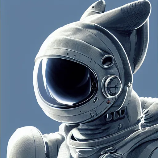 Image similar to a kangaroo in a astronaut suit, 3d, sci-fi fantasy, intricate, elegant, highly detailed, lifelike, photorealistic, digital painting, artstation, illustration, concept art, sharp focus, art in the style of Shigenori Soejima