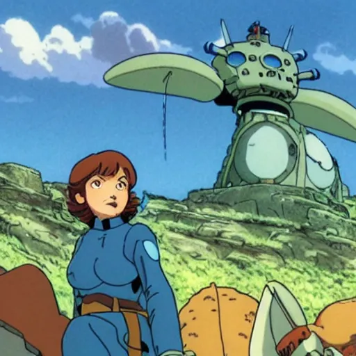 Image similar to nausicaa of the valley of the wind
