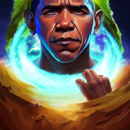 Image similar to anime portrait of Barak obama as a shaman yedi using dark force to eliminate trump as an anime antagonist by Stanley Artgerm Lau, WLOP, Rossdraws, James Jean, Andrei Riabovitchev, Marc Simonetti, and Sakimichan, trending on artstation