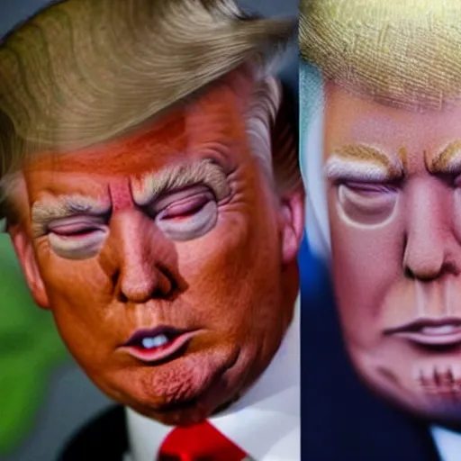 Image similar to donald trump is in cosplay of sun wukong