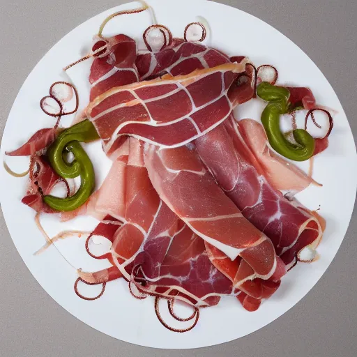 Image similar to octopus prosciutto undersea