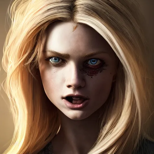 Prompt: epic action shot of beautiful swedish woman with symmetrical face stunning eyes and long blonde hair screaming having a tantrum, weta disney pixar, hi - fructose, decadent highly - detailed digital painting, golden ratio, octane render, artstation, cinematic composition, smooth, sharp focus, artgerm, mucha, loish, wlop hdr