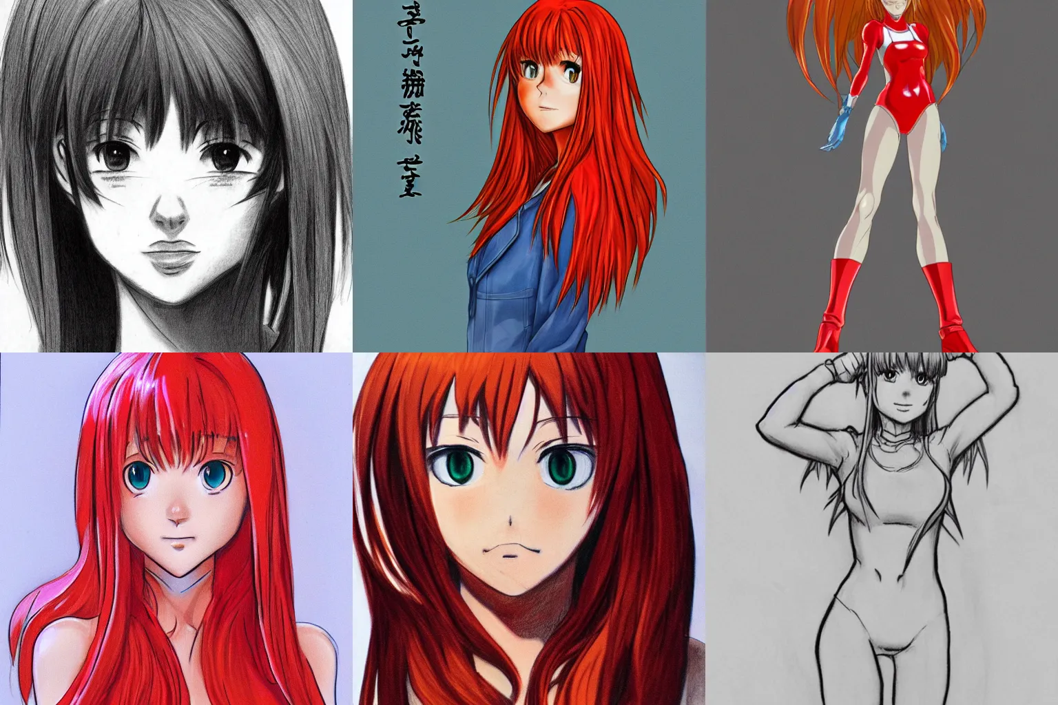 Anime Female Hairstyle Reference - Etsy Canada