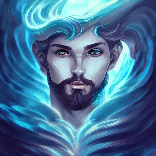 Prompt: the god poseidon, poseidon, portrait, sharp focus, digital art, concept art, epic lighting, by emylie boivin! anna dittmann! rossdraws!