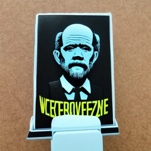 Image similar to werner heisenberg, stop motion vinyl action figure, plastic, toy, butcher billy style