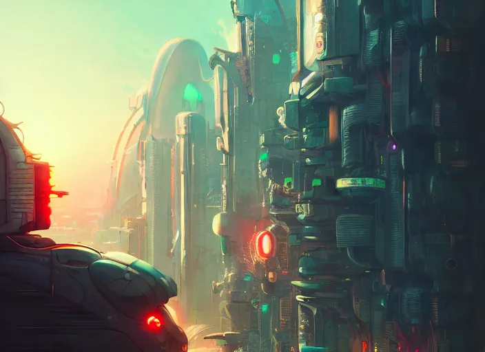 Prompt: cyberpunk mole rat, details, futuristic, epic, destroyed city, landscape illustration concept art anime key visual trending pixiv fanbox by wlop and greg rutkowski and makoto shinkai and studio ghibli and kyoto animation symmetrical facial features