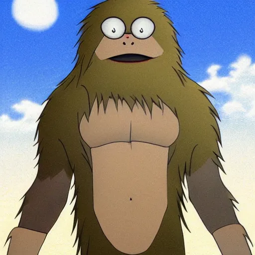 Prompt: anime sasquatch