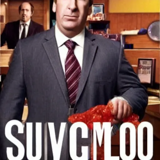 Image similar to obese saul goodman