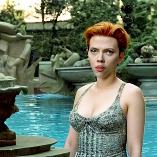 Prompt: a still of Scarlett Johansson in The Fountain (2006)